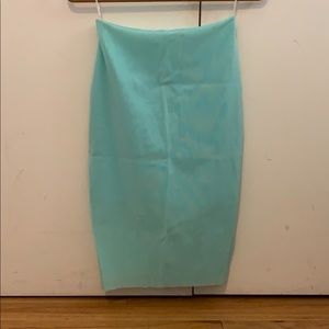 Bec and bridge mint green midi skirt